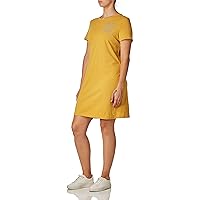 Calvin Klein Women's Short Sleeve T-Shirt Dress with Ck Logo