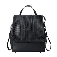 Donna Weaved Leather Diaper Bag Up To 16