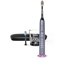 Philips Sonicare DiamondClean Smart Electric, Rechargeable Toothbrush for Complete Oral Care – 9300 Series, Gray, HX9903/45