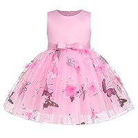 Toddler Baby Flower Girls Sequins Bowknot High Low Tutu Dress Petal Lace Princess Pageant Wedding Birthday Party Formal Gown
