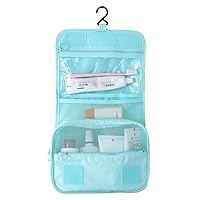 Small cosmetic bags, Makeup bags travel Wash bag Waterproof Simple Portable Multi-function Large capacity Storage Toiletry bag for women-blue B 24x9.5x20cm(9x4x8inch)