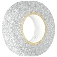 Best Creation GTS001 Glitter Tape, 15mm by 5m, Silver