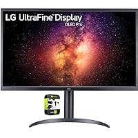 LG 32EP950-B 32 inch Ultrafine 4K 3840x2160 OLED 16:9 1M:1 Contrast Ratio Monitor Bundle with 1 YR CPS Enhanced Protection Pack