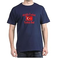 CafePress Coolest Turkish Dad Dark T Shirt Graphic Shirt
