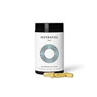 Nutrafol Men Hair Growth Supplement, Clinically Effective for Visibly Thicker Hair and Scalp Coverage (1-Month Supply [Bottle])
