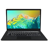 Laptop 12.5'' Ultra-Thin, Intel Quad Core Processor 2.4Ghz, 4GB RAM, 64GB eMMC Storage, Webcam, WiFi, Bluetooth, HDMI, Windows 10 Laptop Computer for Business and Student