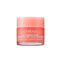 LANEIGE Lip Sleeping Mask Grapefruit: Nourish, Hydrate, Vitamin C, Murumuru & Shea Butter, Antioxidants, Flaky, Dry Lips