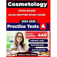 Cosmetology Test Study Guide, state board exam Written practice questions, based on exam outline 4 Mocks exams to pass your Exam with highest percentage