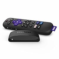 Express | HD Roku Streaming Device with Simple Remote (no TV controls), Free & Live TV