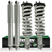 SENSEN 100343-SH Front Rear Left Right Complete Strut Assembly Shocks Compatible/Replacement for 2005-2014 Nissan Xterra RWD