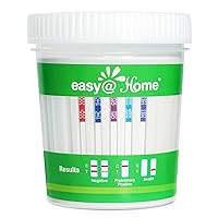 Easy@Home Drug Urine Test Kit: 5 Panel Multidrug Screen Test Cup, Instant Results in 5 Min #ECDOA-254:1 Pack