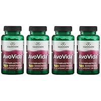 AvoVida - Natural Supplement Promoting Joint Health '&' Mobility - Avocado '&' Soybean Unsaponifiables to Support Cartilage '&' Tissue Health - (60 Capsules, 300mg Each) 4 Pack