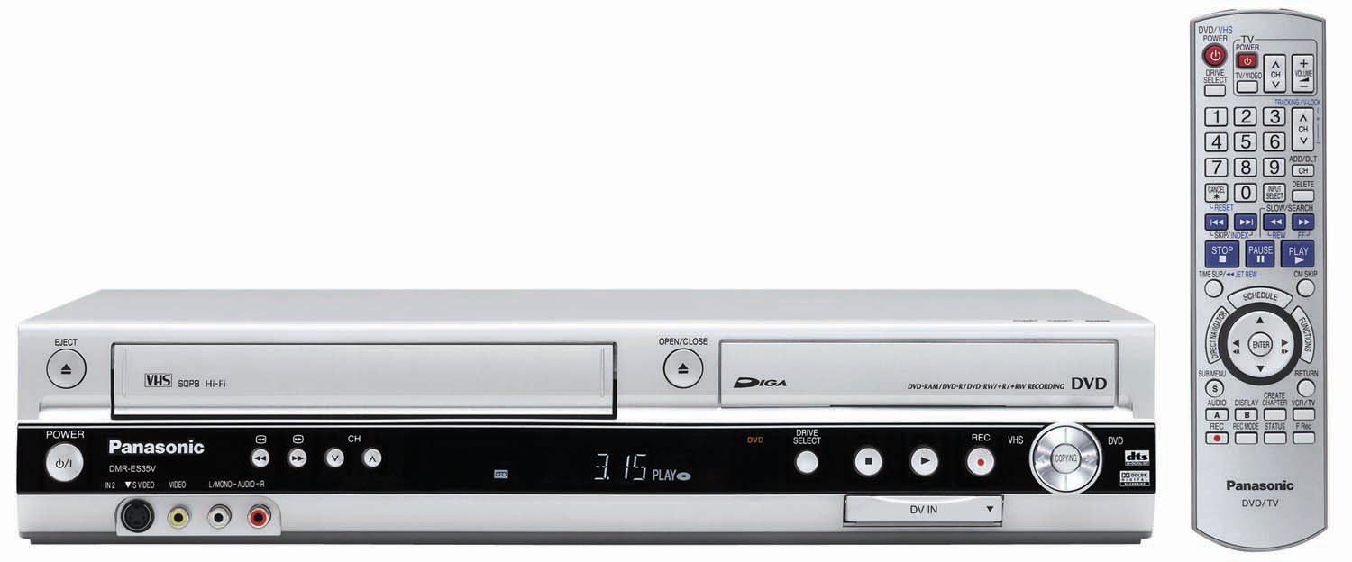 Panasonic DMR-ES35VS DVD Recorder / VCR Combo with DV Input