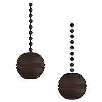 Westinghouse 2 x Oil Rubbed Bronze Ball Pull Chain