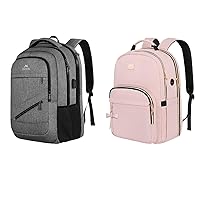 MATEIN TSA 17 inch Laptop Backpack for Women & Men, Travel Laptop Backpack Large Travel Backpack for Business Flight Approved Carry On Backpack with USB Charger Port Luggage Sleeve