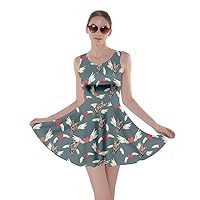 CowCow Womens Cats Kitten Meow Paw Pet Kitty Animals Claw Skater Dress, XS-5XL