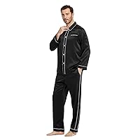 LilySilk Silk Pajamas Set for Men Christmas 22 Momme Most Comfortable Sleepwear