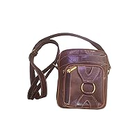 Leather waist bag for men and women