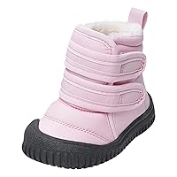 Hook Loop Low Cut Boots Cloth Snow Boots Kids Winter Shoes Girls Boys Outdoor Boots Toddler Size 4 Rain Boots