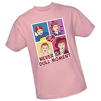 Never A Dull Moment - I Love Lucy Adult T-Shirt