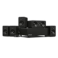 Platin Monaco 5.1 Wireless Home Theater System for Smart TVs - with WiSA SoundSend Transmitter Included - WiSA Certified - Tuned by THX.