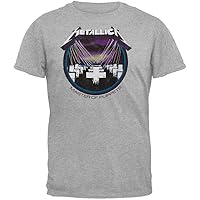 Old Glory Metallica - Mens Retro Master T-shirt Small Grey