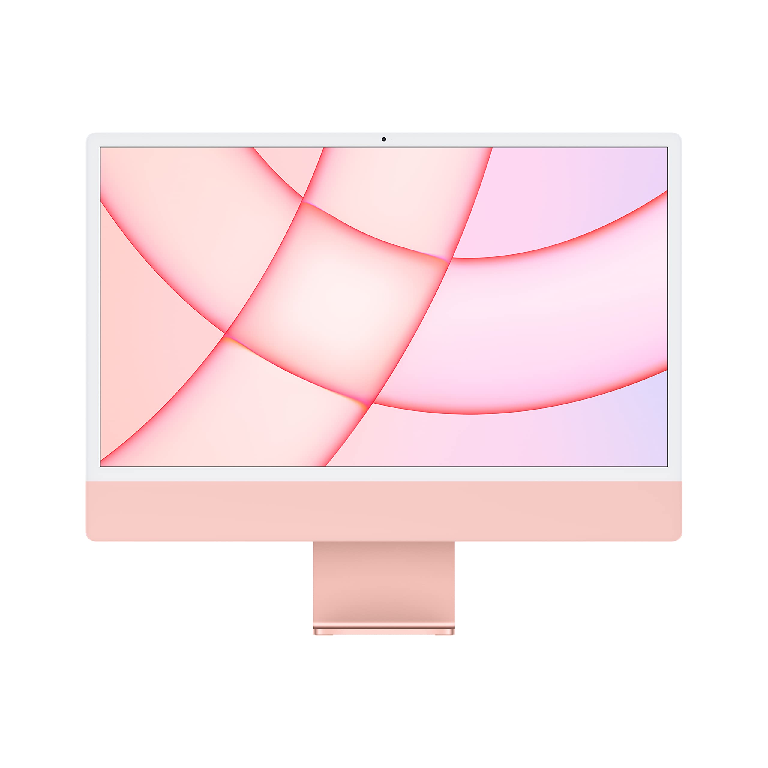 Apple 2021 iMac All in one Desktop Computer with M1 chip: 8-core CPU, 8-core GPU, 24-inch Retina Display, 8GB RAM, 256GB SSD Storage, Matching Accessories. Works with iPhone/iPad; Pink