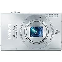 Canon PowerShot ELPH 520 HS 10.1 MP CMOS Digital Camera with 12x Ultra Wide-Angle Optical Image Stabilized Zoom Lens and Full 1080p HD Video (Silver)