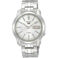SEIKO Series 5 Automatic White Dial Men's Watch SNKL75K1