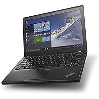 Lenovo Thinkpad X260 6th Gen 12.5 Inch Laptop , Intel Core i5 6300U up to 3.0GHz, 16G DDR4, 240G SSD, WiFi, BT 4.0, HDMI, Mini DP, USB 3.0, Win 10 64 Bit-Multi-Language, EN / ES / FR(CI5)(Renewed)