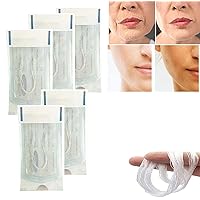 Instant Face Protein Thread, Absorbable Collagen Thread for Face Lift, Reduce Fine Lines Wrinkle, Soluble Protein Thread Lifting, Anti-Aging Wrinkle Firming Lifting Skin Care (60 Pcs)