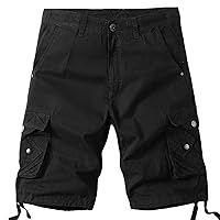 Men's Hiking Cargo Shorts Quick Dry Lightweight Travel Work Utility Shorts with Multi Pockets for Fishing Camping