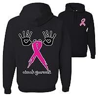 Breast Cancer Awareness Pink Ribbon Unisex Front And Back Hoodie Collection 3