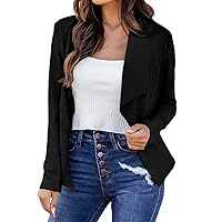 Womens Blazers for Work Casual Open Front Long Sleeve Coat Blazer Work Office Business Button Down Blazer Jacket Suit