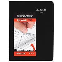 AT-A-GLANCE 2025 Appointment Book Planner, Weekly, 8