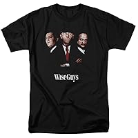 Three Stooges T-Shirt Wise Guys Portrait Black Tee