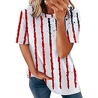 Off The Shoulder Tops for Women, Women's Casual V-Neck Short Sleeve Loose T-Shirt Tops Summer Tops for Women