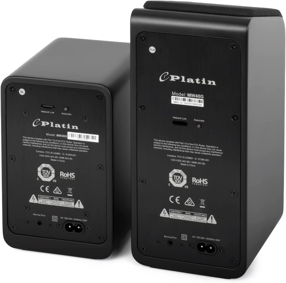 Platin Monaco 5.1.2 Home Theater System - Wireless Surround Sound System Upward Firing Speakers - THX Tuned & WiSA Certified