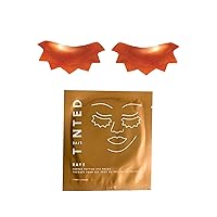Rays Copper Peptide Eye Mask, Travel Size: Triple Complex of Copper Peptides, Banana Extract, Bakuchiol Help Brighten + Depuff Tired Eyes, 1 Pair