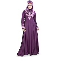 Women’s Designer Bahijah Abaya Rayon Purple
