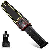 Pyle Portable Battery Operated Super w/ Adjustable Sensitivity Scan Handheld Metal Detector Wand Security Scanner, Black