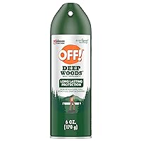 Deep Woods Insect Repellent Aerosol, Bug Spray with Long Lasting Protection from Mosquitoes, 6 oz