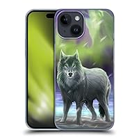 Head Case Designs Officially Licensed Anne Stokes Aura Wolves Hard Back Case Compatible with Apple iPhone 15