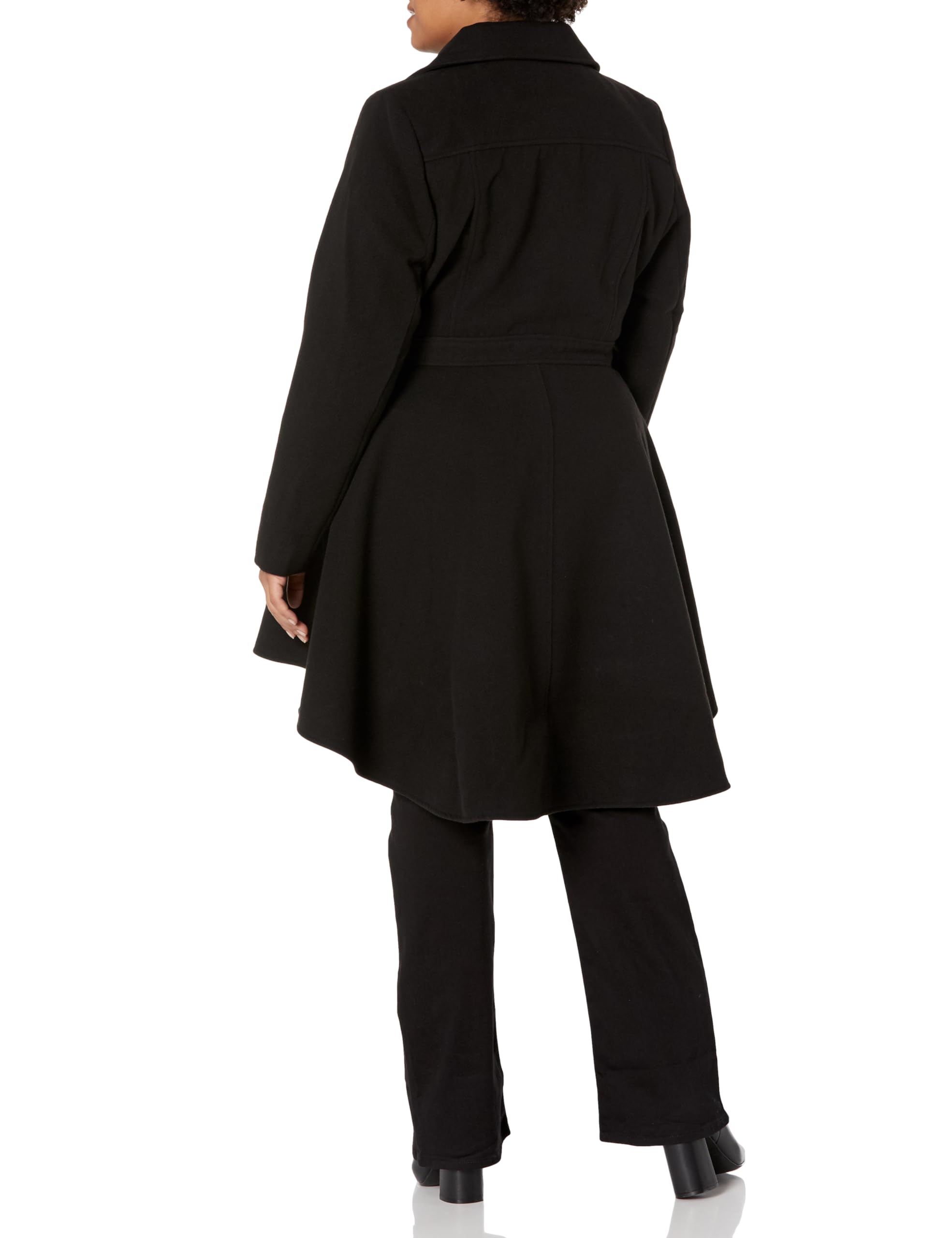 City Chic Women's Apparel Women's Citychic Plus Size Coat Hi Lo Frill