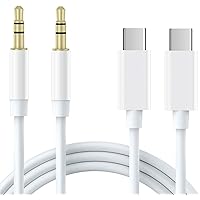 Aux Cord for iPhone 15, [MFi Certified] USB Type C to 3.5 mm Headphone Jack Adapter Car Stereo Audio Cable for iPhone 15/15 Plus/15 Pro/15 Pro Max/iPad Pro to Home Car Stereo/Speaker/Headphone