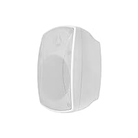 Monoprice WS-7B-42-W 4in. Weatherproof 2-Way 70V Indoor/Outdoor Speaker, White (Each) for Use in Whole Home Audio Systems, Restaurants, Bars, Retail Stores, Patio, Poolside, Garage