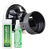 Fleshlight Shower Mount and Care Pack | Includes Fleshwash and Renewing Powder