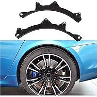 MCARCAR KIT Rear Wheel Arch Flares fit for BMW 5 Series G30 520i 530i 540i M Sport Sedan 2017-2019 Factory Outlet Matt Black Mouding Fender Cover Trims