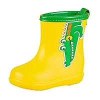 Cartoon Children's Rain Boots Non Slip Children Water Shoes Classic Children Rainboots Rain Comfy Kids Flower Boots