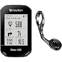 Bryton Rider 420E Sport Mount Bundle. GPS Cycle Computer Includes Original Bryton Sport Mount.